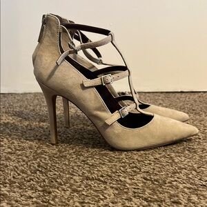 BCBGeneration Tan Heels